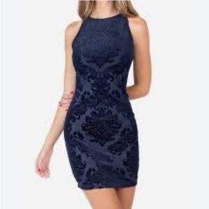 B. Darlin Navy Dress Size 1/2 NWT